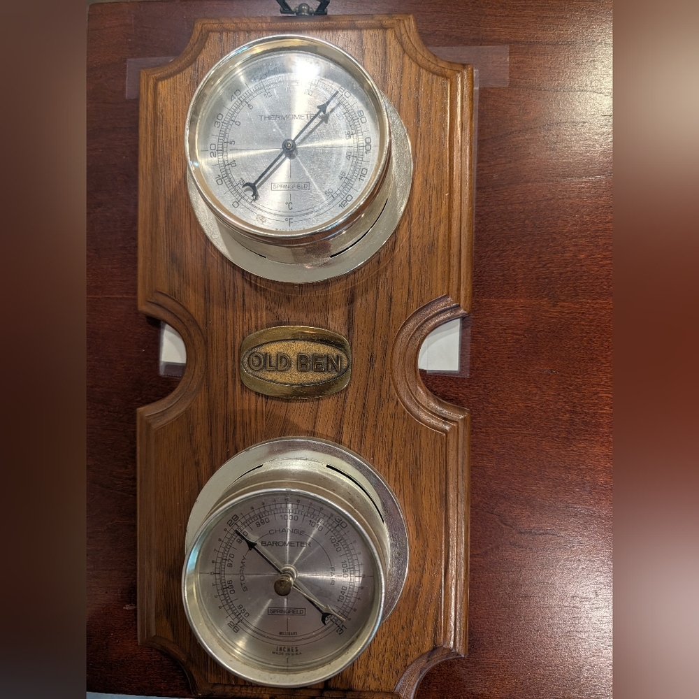 Old Ben Wooden Weather Station